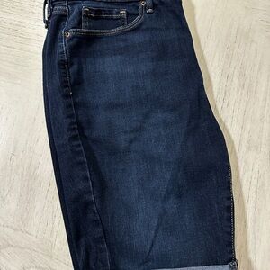 Signature by Levi Strauss Men's Dark Blue Straight Jeans